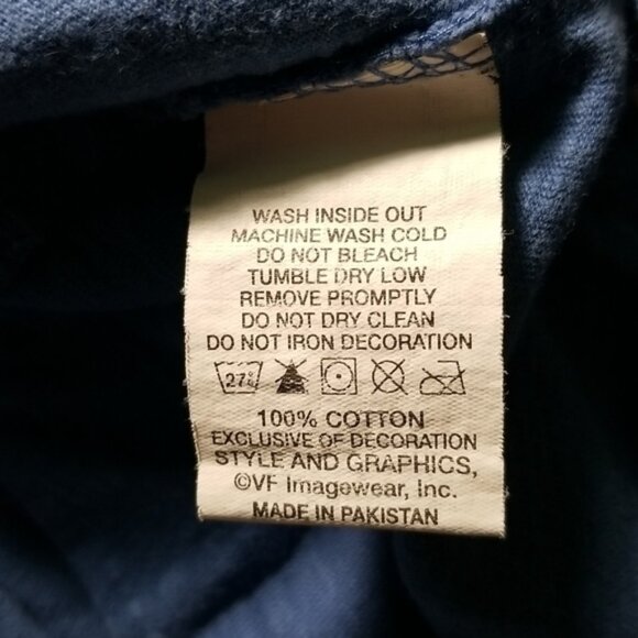 Kansas U Jayhawks Fan Shirt Show Your Colors Size L Blue - Picture 7 of 9